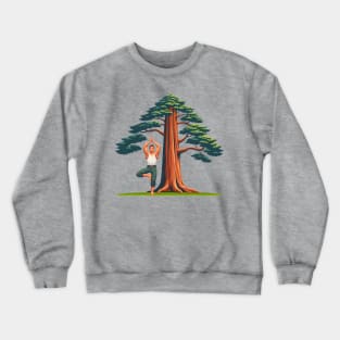 His Tree Pose Crewneck Sweatshirt